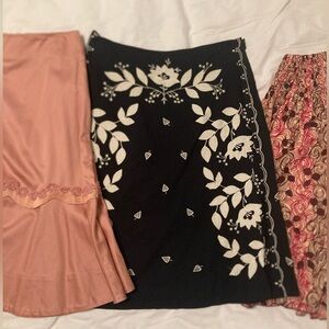 Bundle Vintage Anthropologie Skirts size 2/XS